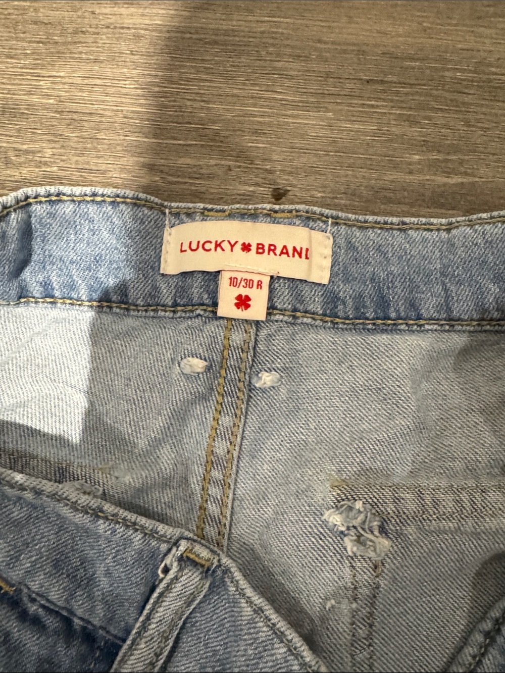 Lucky Brand Light Blue Cropped High-Waist Jeans - Picture 2 of 5